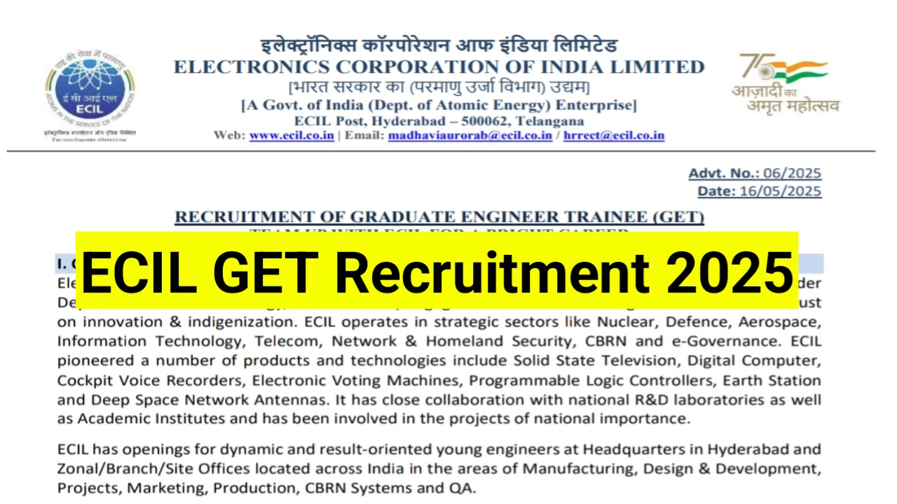 ECIL-GET-Recruitment-2025